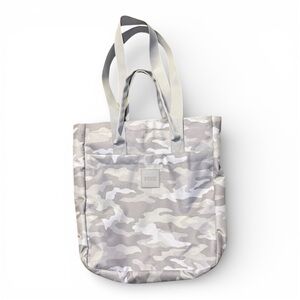 Victoria's Secret Camouflage Tote in Gray and Cream